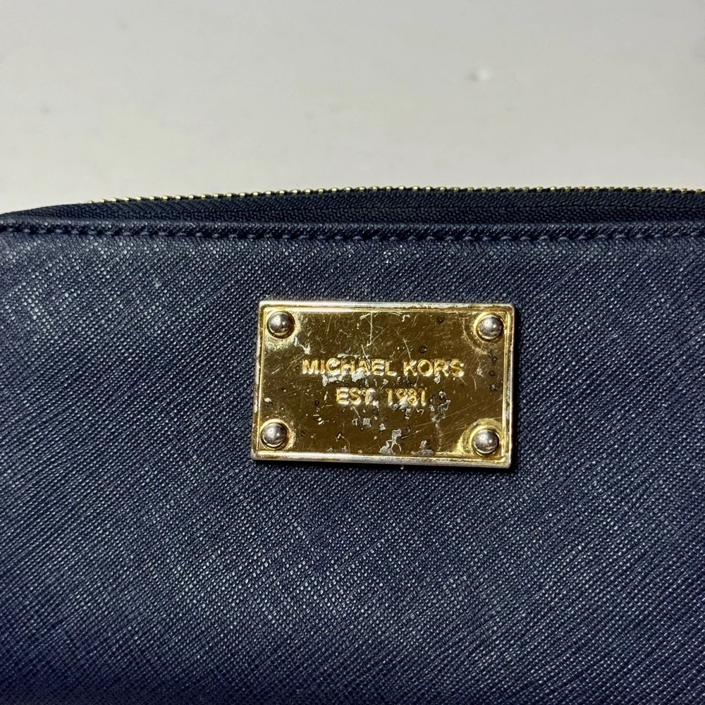 Michael Kors Saffiano Leather Multifunctional Wallet Wristlet